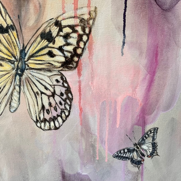"Fleeting Beauty" Canvas Print