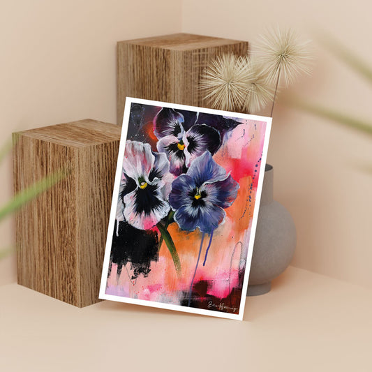 "A Burst of Color" Art Card