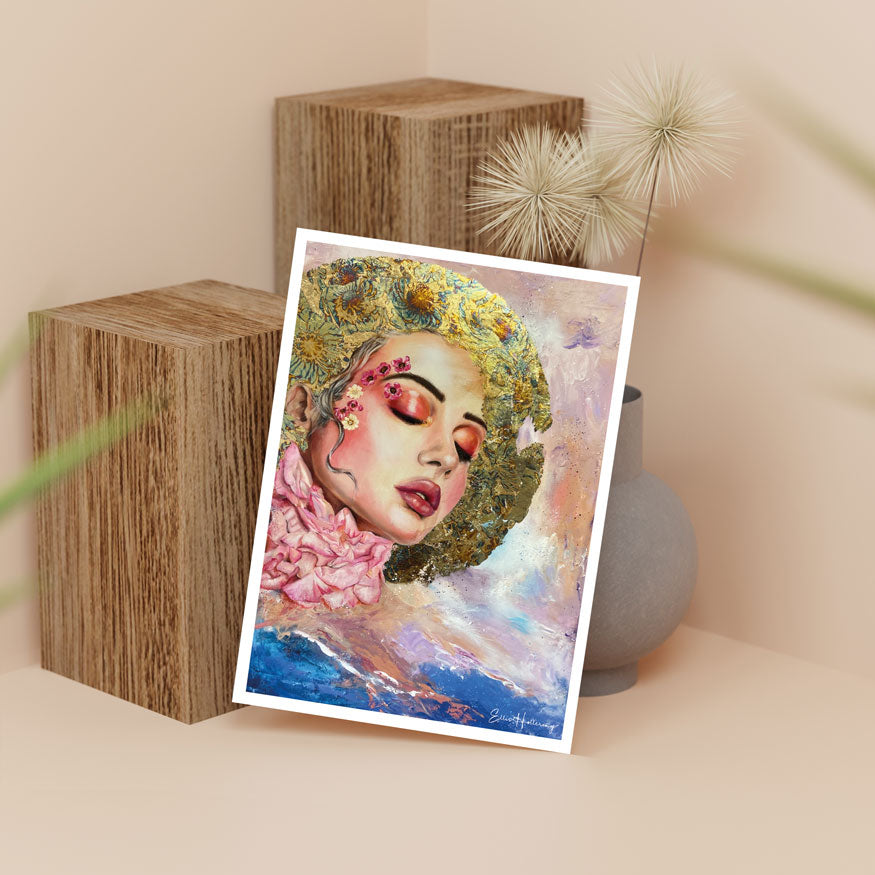 "Golden Bloom" Art Card Bundle