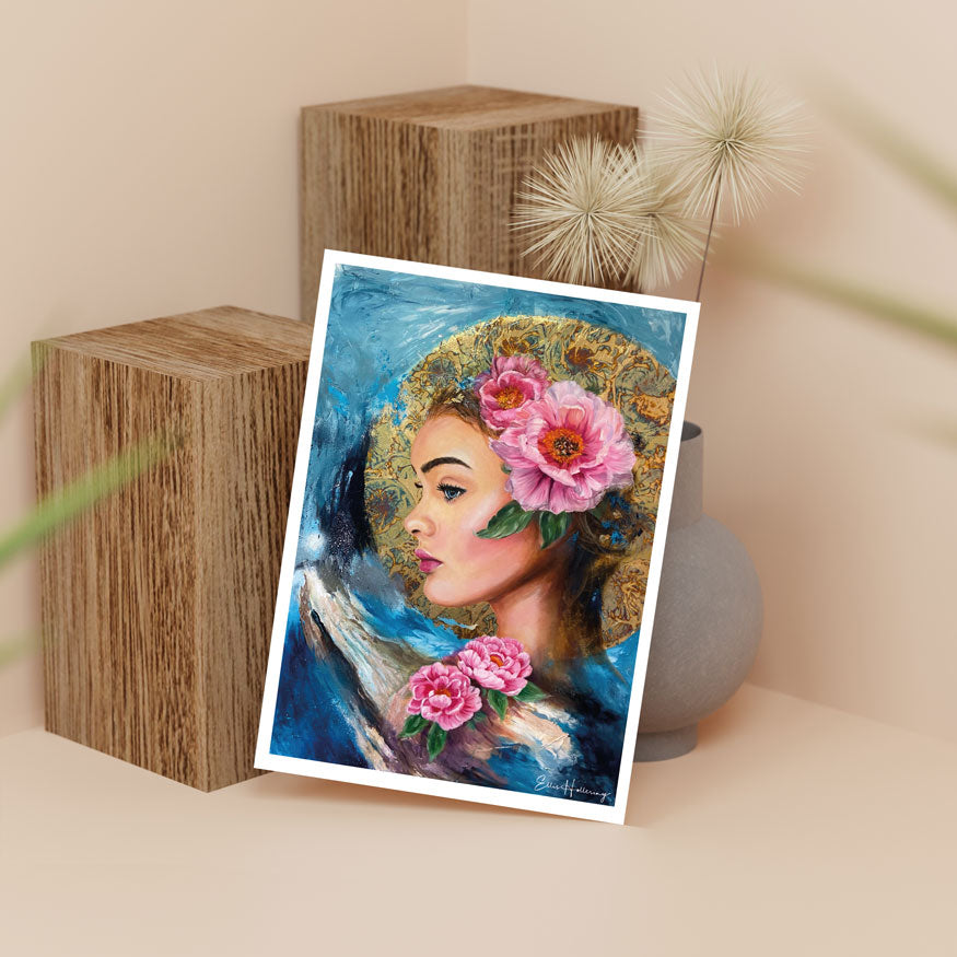 "Golden Bloom" Art Card Bundel